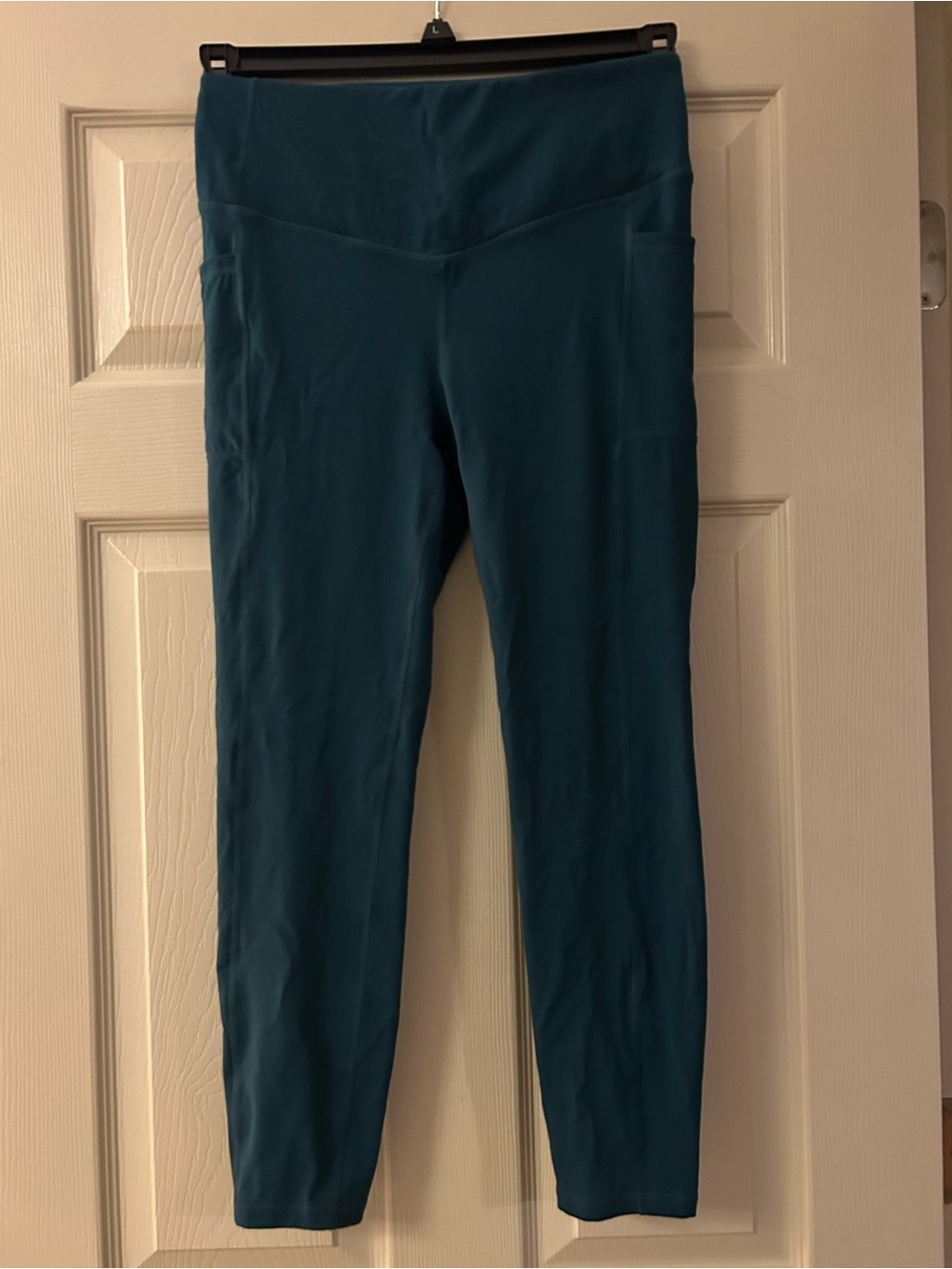 GAIAM Teal High-Waist Pocket Leggings